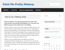 Tablet Screenshot of paintmeprettymakeup.com